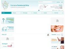 Tablet Screenshot of farmaciaferreiradasilva.pt